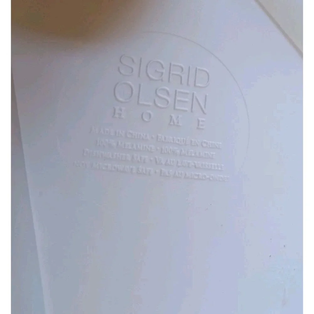 NWT Sigrid Olsen‎ Melamine Oysters Salad Bowls & Appetizer Plates Set- Coastal
